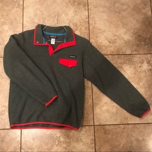 Patagonia Women's Pullover- Gray & Pink